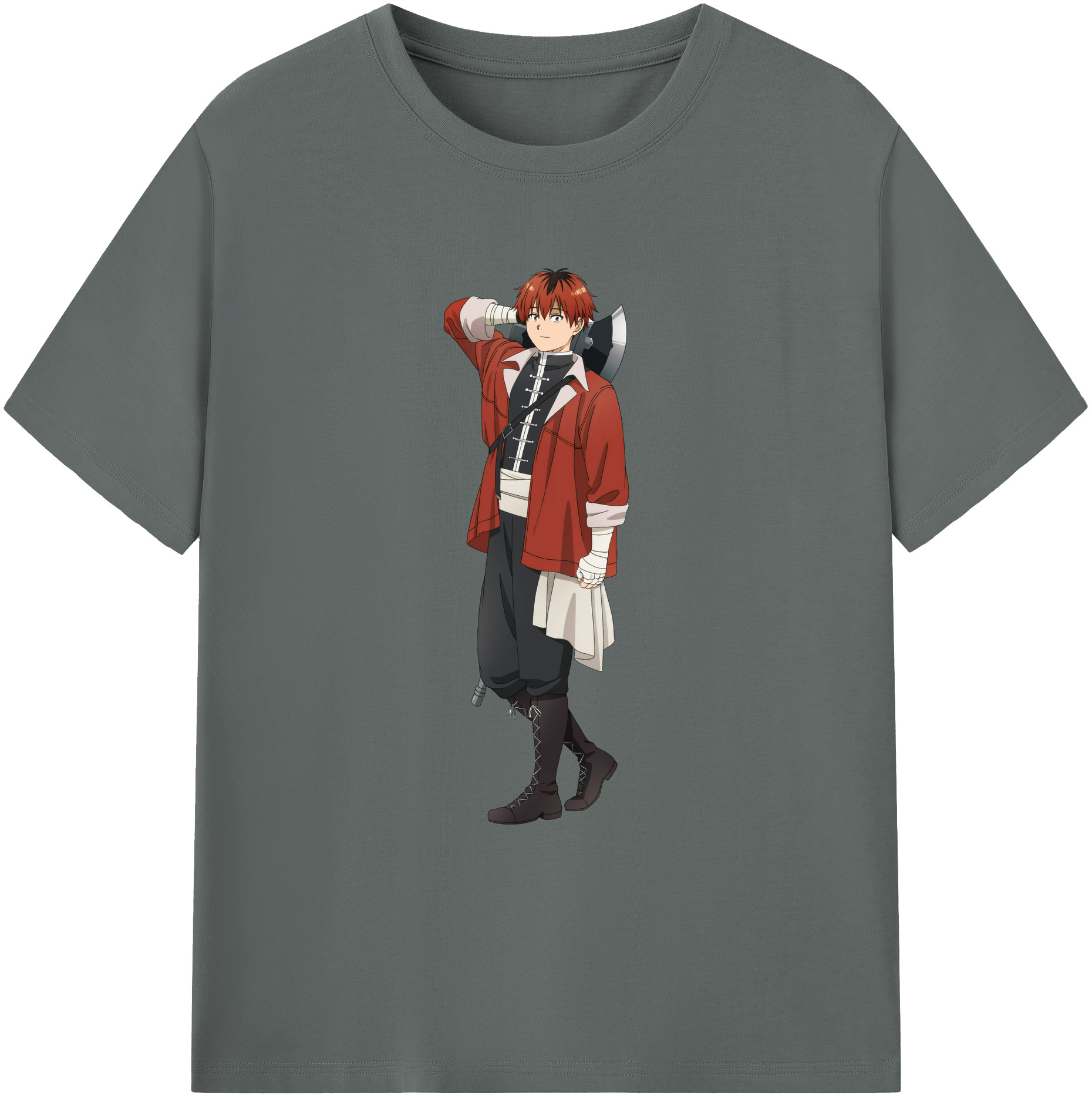 （画像用） 葬送のフリーレン Frieren 綿100％ メンズ半袖Tシャツ｜肌触りやわらか＆通気性